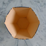 Designer Handmade Paper Dustbin - DEVRAAJ HANDMADE PAPER, PLANTABLE SEED PAPERS & PAPER PRODUCTS - Set of 1