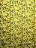 Designer Printed Gift Wrapping Handmade Paper - DEVRAAJ HANDMADE PAPER, PLANTABLE SEED PAPERS & PAPER PRODUCTS - Yellow