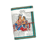 Devraaj Handmade Paper Radha - Krishna Diary 5"x7" with Plantable seed pen & seed pencil - DEVRAAJ HANDMADE PAPER, PLANTABLE SEED PAPERS & PAPER PRODUCTS - White