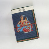 Devraaj Handmade Paper Radha - Krishna Diary 5"x7" with Plantable seed pen & seed pencil - DEVRAAJ HANDMADE PAPER, PLANTABLE SEED PAPERS & PAPER PRODUCTS - Navi Blue