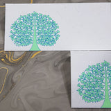 Handmade Paper Money Envelope - DEVRAAJ HANDMADE PAPER, PLANTABLE SEED PAPERS & PAPER PRODUCTS - Blue Tree