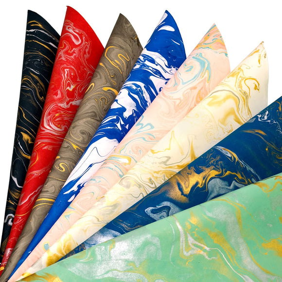 Marble Design Handmade Paper - DEVRAAJ HANDMADE PAPER, PLANTABLE SEED PAPERS & PAPER PRODUCTS - 