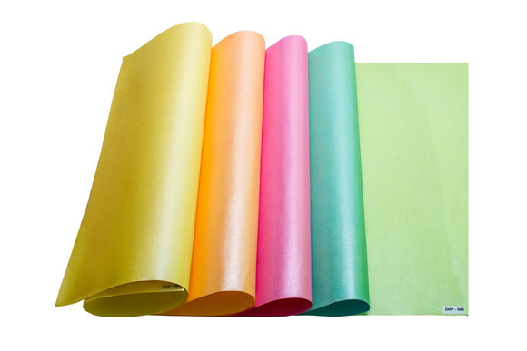 Metallic Handmade Paper - DEVRAAJ HANDMADE PAPER, PLANTABLE SEED PAPERS & PAPER PRODUCTS - 