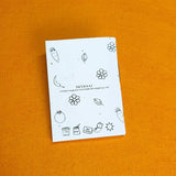 Plantable Notepads in set of 3 nos. - DEVRAAJ HANDMADE PAPER, PLANTABLE SEED PAPERS & PAPER PRODUCTS - Mix. Vegetables