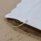 Plantable Seed Paper Cash - Money Envelopes For Wedding and Shagun Favors - With Front Side Print - DEVRAAJ HANDMADE PAPER, PLANTABLE SEED PAPERS & PAPER PRODUCTS - Green Flowers