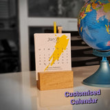 Plantable Seed Paper Desktop Calendars 2021 - DEVRAAJ HANDMADE PAPER, PLANTABLE SEED PAPERS & PAPER PRODUCTS - 