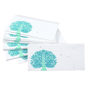 Plantable Seed Paper Money Envelopes - Printed - DEVRAAJ HANDMADE PAPER, PLANTABLE SEED PAPERS & PAPER PRODUCTS - 25 nos