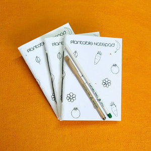 Plantable Seed Paper Notepads - DEVRAAJ HANDMADE PAPER, PLANTABLE SEED PAPERS & PAPER PRODUCTS - 